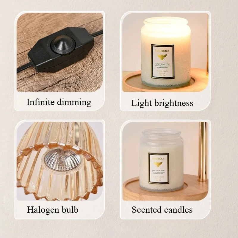 New Home Decoration Wax Melting Lamp Decorative Home Ambient Fragrance Decor Timer and Height Adjustable