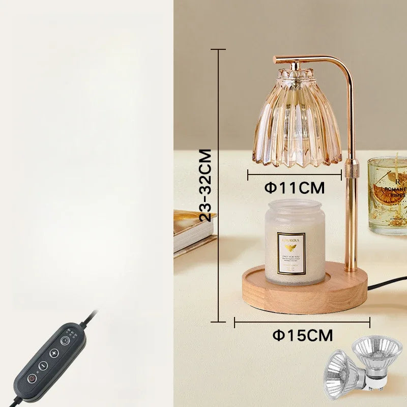 New Home Decoration Wax Melting Lamp Decorative Home Ambient Fragrance Decor Timer and Height Adjustable